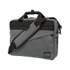 Second Avenue Fabric Water-Resistant Briefcase, Gray (1741-BL GRY)<Manhattan Portage Clearance