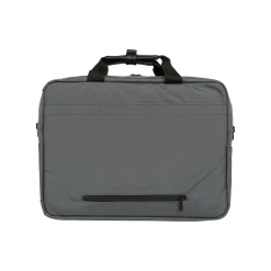 Second Avenue Fabric Water-Resistant Briefcase, Gray (1741-BL GRY)<Manhattan Portage Clearance