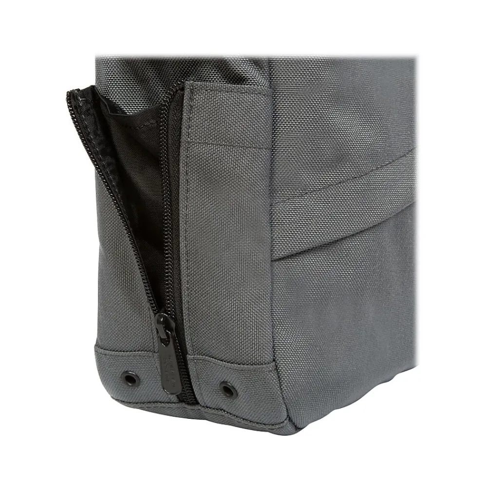 Second Avenue Fabric Water-Resistant Briefcase, Gray (1741-BL GRY)<Manhattan Portage Clearance