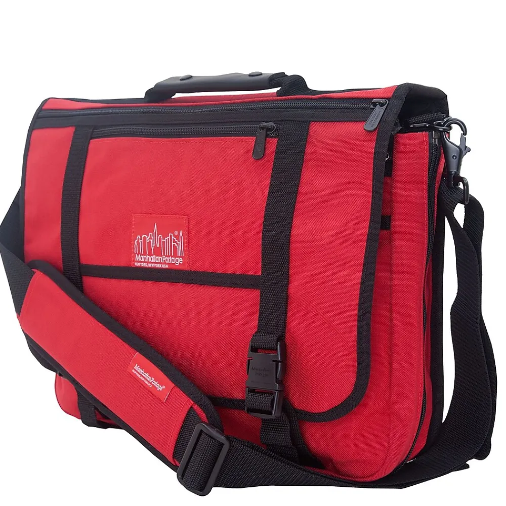 Wallstreeter with Back Zipper Red (1444Z RED)<Manhattan Portage Clearance