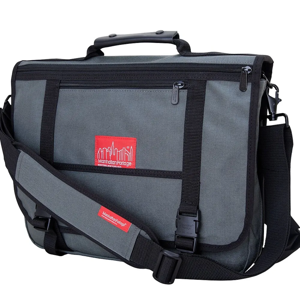Wallstreeter with Back Zipper Grey (1444Z GRY)<Manhattan Portage Discount