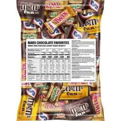 Mars Chocolate Favorites Minis Candy Bars, Assorted, 62.6 oz. (220-00016)