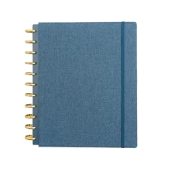Notebooks|Martha Stewart Customizable Notebook, 9.5" x 11.38", Ruled, 60 Sheets, Navy (MS110N)