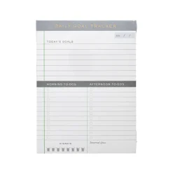 Notepads|Martha Stewart Daily Goals Tracker Pad (MS101S)