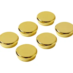Clips & Fasteners|Martha Stewart Magnetic Clip, 0.86", Gold, 6/Pack (MS104M)