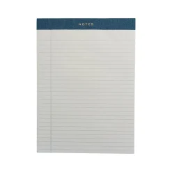 Notepads|Martha Stewart Notepad, 8.5" x 11.75", College-Ruled, Navy, 50 Sheets/Pad (MS110L)