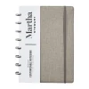 Subject Notebooks|Martha Stewart 1-Subject Customizable Notebook, 6.375" x 9", College Ruled, 60 Sheets, Gray/Silver (MS102E)