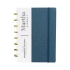 Notebooks|Martha Stewart 1-Subject Customizable Notebook, 6.38" x 9", Narrow Ruled, 60 Sheets, Blue (MS110P)