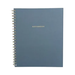 Subject Notebooks|Martha Stewart 5-Subject Subject Notebooks, 9.25" x 11.25", Narrow Ruled, 120 Sheets, Blue (MS110M)