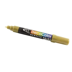 Markers|JAM Paper Marvy Uchida Acrylic Paint Markers, Chisel Tip, Gold, 2/Pack (526315GOa)