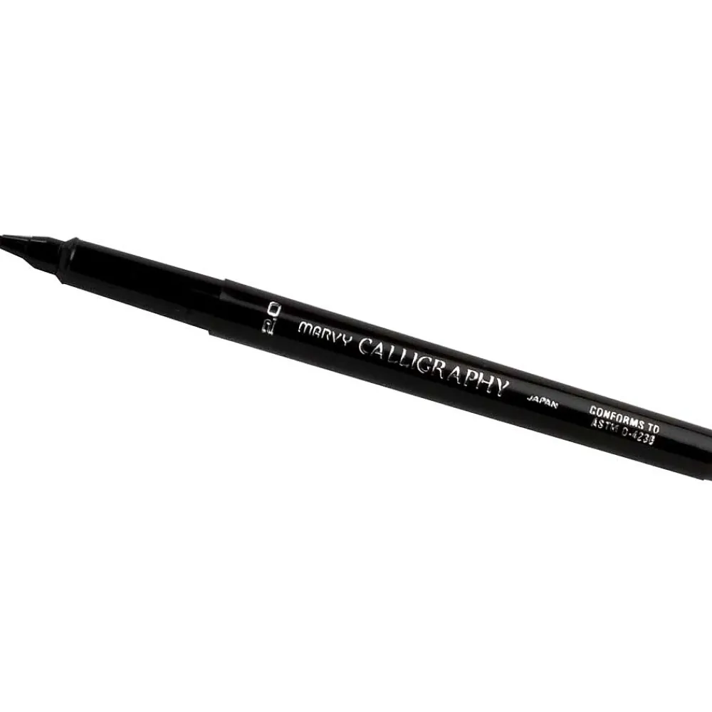 Pens|Marvy Uchida Calligraphy Pen Set, Ultra Fine, Black, 2/Pack (6504953a)