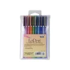 Markers|Marvy Uchida LePen Set C Permanent Marker, Micro Fine Tip, Assorted Inks, 10/Pack (430010C)
