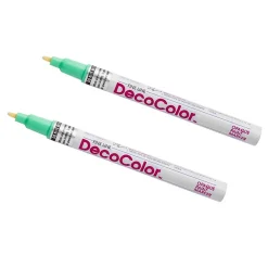 Markers|Marvy Uchida Opaque Paint Markers, Fine Tip, Peppermint Green, 2/Pack (7665903a)