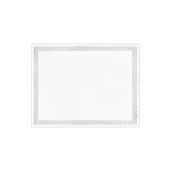 Awards & Certificates*Masterpiece Studios Certificates, 8.5" x 11", Silver, 15/Pack (963027S)