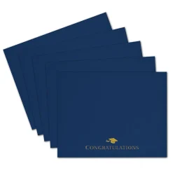 Awards & Certificates*Masterpiece Studios Great Papers! Graduation Certificate Cover with Gold Foil, 12"H x 9.375"W, 5/Pack (2017047)