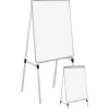 Dry Erase*MasterVision Silver Easy Clean Melamine Dry-Erase Whiteboard, Aluminum Frame, 3' x 2' (BVCEA2300335MV)