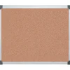 Bulletin*MasterVision ® Value Cork Bulletin Board with Aluminum Frame, 24" x 36", Silver (BVCCA031170)
