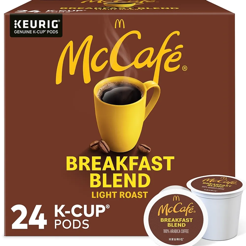 McCafe Breakfast Blend Coffee Keurig® K-Cup® Pods, Light Roast, 24/Box (5000201384)