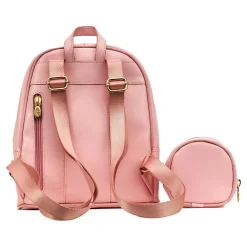 McKlein ACADIA Mini Bow Backpack with Coin Purse, Pink (99719)