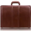 Coughlin Expandable Attache Briefcase, Top Grain Cowhide Leather, Brown (80464)<McKlein Online