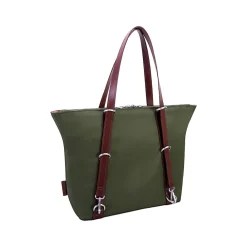 Dylan N Series Green Nylon Tote, Medium (18481)<McKlein Outlet