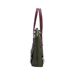 Dylan N Series Green Nylon Tote, Medium (18481)<McKlein Outlet