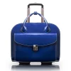 Granville L Series Laptop Briefcase, Navy Genuine Leather (96147A)<McKlein Online