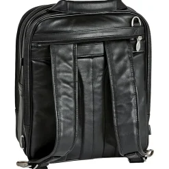Laptop Pouch, Black Leather (4165)<McKlein Hot