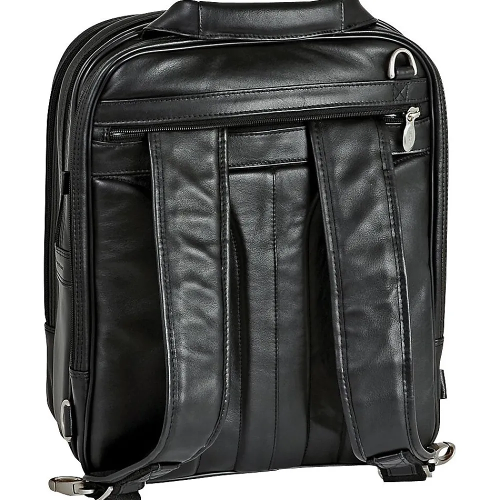 Laptop Pouch, Black Leather (4165)<McKlein Hot