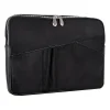 N Series CRESCENT Nylon Laptop Sleeve for 14" Laptops, Black (18335)<McKlein Online