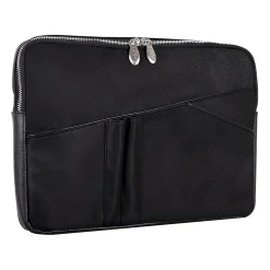 N Series CRESCENT Nylon Laptop Sleeve for 14" Laptops, Black (18335)<McKlein Online