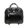 Laptop Bags|McKlein REDWOOD 15" Leather Rolling Laptop Bag, Black (99695)