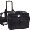 Roosevelt, Patented Detachable Wheeled Laptop Briefcase, Tech-Lite Ballistic Nylon, Black (74555)<McKlein Best
