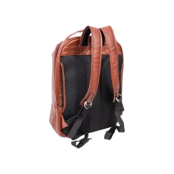 U Series South Shore Laptop Backpack, Brown Leather (18884)<McKlein