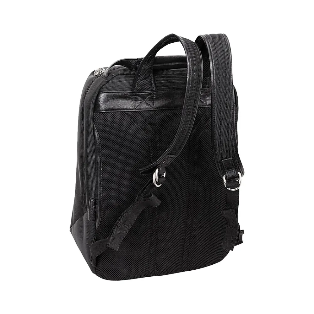 U Series South Shore Laptop Backpack, Black Nylon (78885)<McKlein Sale