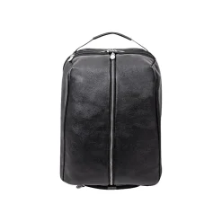 U Series South Shore Laptop Backpack, Black Leather (18885)<McKlein Hot