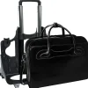 W Series Laptop Roller, Black Leather (94985)<McKlein Online