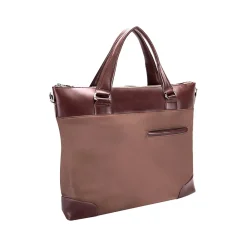 USA N Series EASTWARD Nylon Slim Briefcase, Khaki (18394)<McKlein Clearance