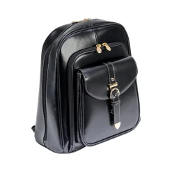 McKlein USA OLYMPIA Business Laptop/Tablet Backpack, Black (99565)