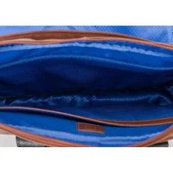 USA SOUTHPORT U Series Leather Dual Compartment Briefcase, Brown (19100)<McKlein Best