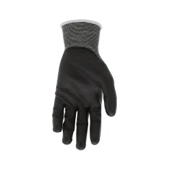 MCR Safety Cut Pro Hypermax Fiber/Polyurethane Work Gloves, Black, S, Pair (92721S)