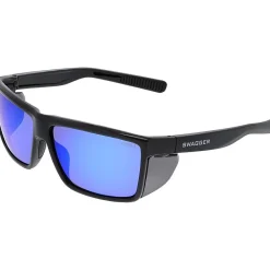 MCR Safety Swagger SR2 Safety Glasses, Polarized, Blue Diamond Mirror Lens (SR218BZ)