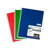 Subject Notebooks|Mead Spiral 3-Subject Notebooks, 8.5" x 11", College Ruled, 120 Sheets (06710)