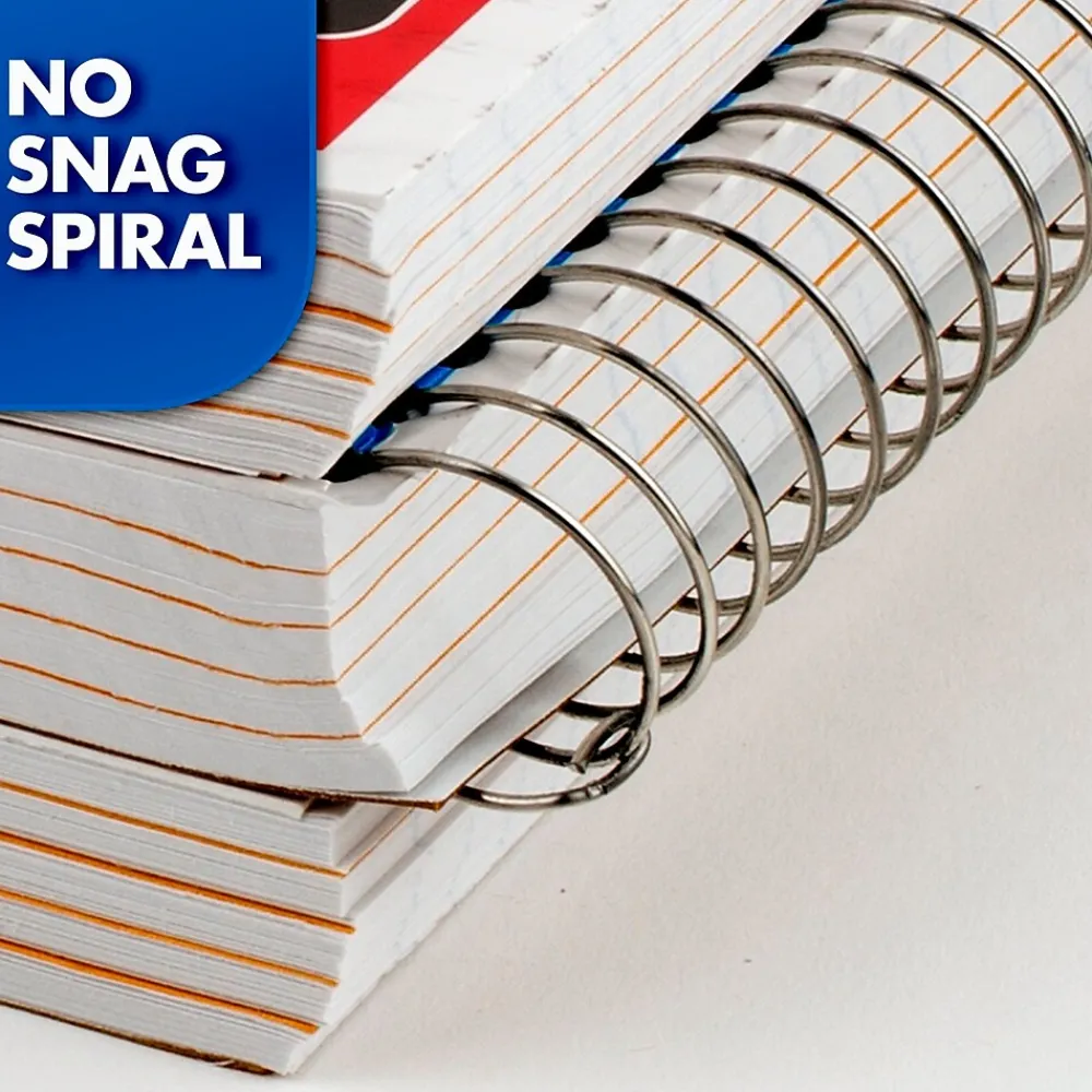 Subject Notebooks|Mead 5-Subject Notebook, 8.5" x 11", College Ruled, 200 Sheets, Assorted Colors, Each (06780)