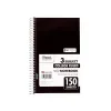 Subject Notebooks|Mead 3-Subject Notebooks, 6" x 9.5", College Ruled, 150 Sheets, Assorted Colors, 12/Carton (06900CT)