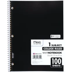 Subject Notebooks|Mead 1-Subject Notebooks, 8