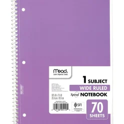 Subject Notebooks|Mead 1-Subject Notebooks, 8