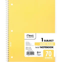 Subject Notebooks|Mead 1-Subject Notebooks, 8