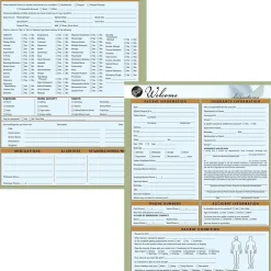 Medical Forms*Medical Arts Press ® Chiropractic Registration and History Form; Hand