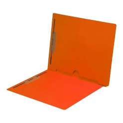 File Folders|Medical Arts Press End Tab File Folder, Straight Cut, Letter-Size, Orange, 250/Carton (S-09019-ORG-B)